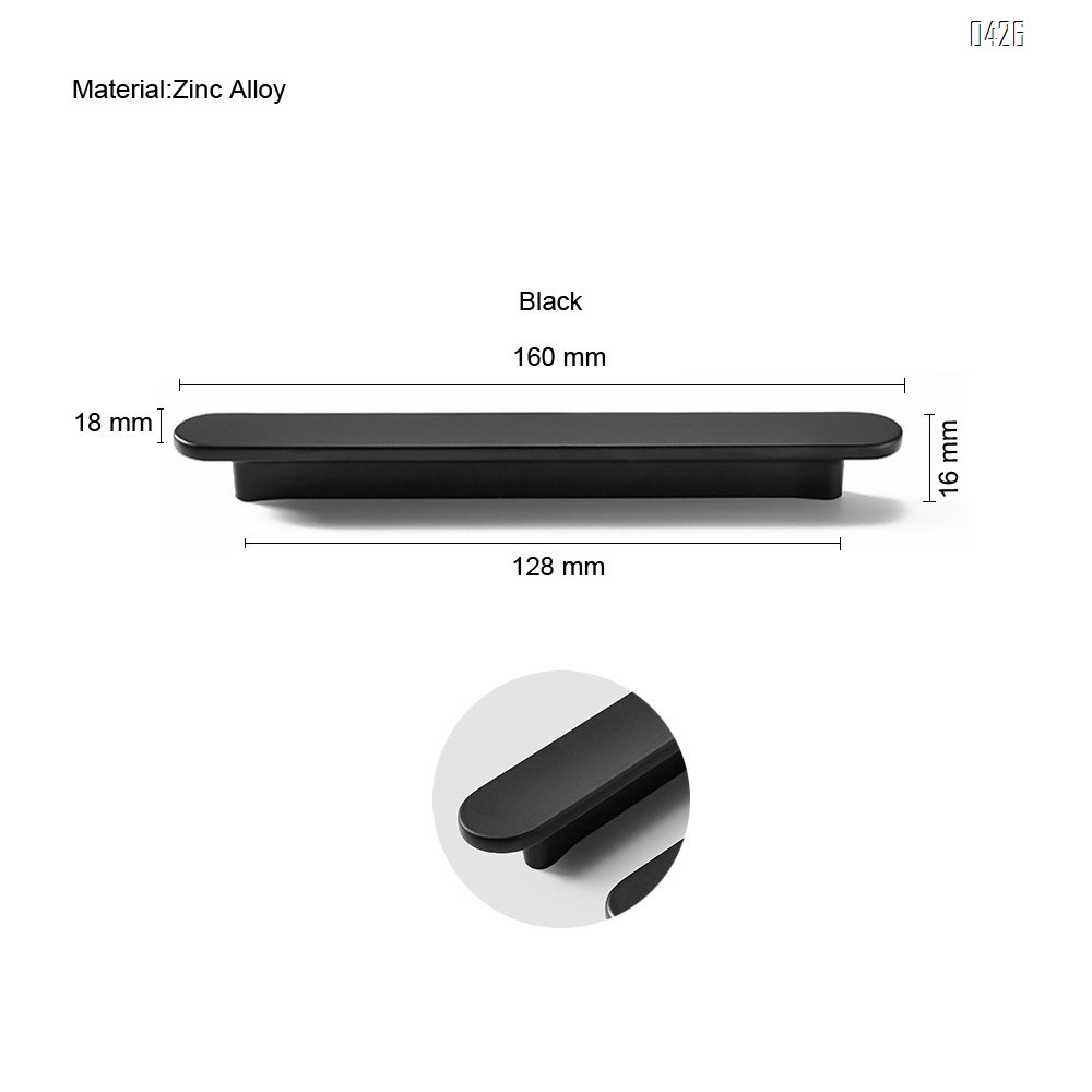128mm Hole Center Solid Zinc Alloy, Bar Handle Pull with A Fine-Brushed Satin Nickel Finish  Kitchen Cabinet Hardware/Dresser Drawer Handles