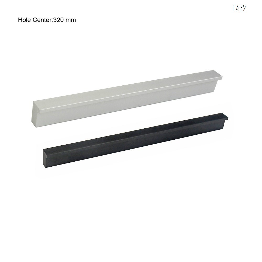 7 shape Solid Aluminium Alloy 320mm Hole Centers Cabinet Hardware Modern Drawer Handles Pulls
