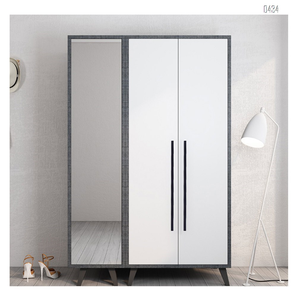 7 shape Solid Aluminium Alloy 64mm Hole Centers Cabinet Hardware Modern Drawer Handles Pulls