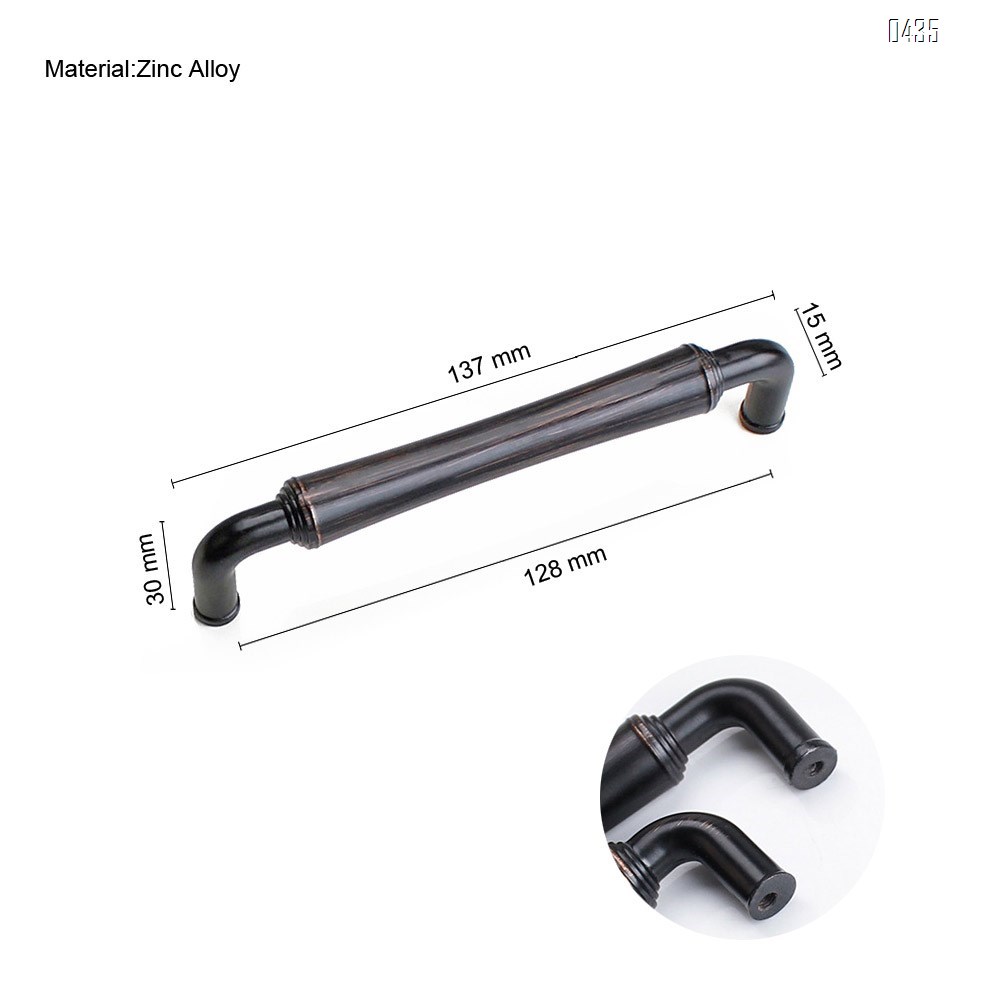 128 mm Hole Centers Cabinet Hardware Arch Twisted Kitchen Drawer Handle Pulls