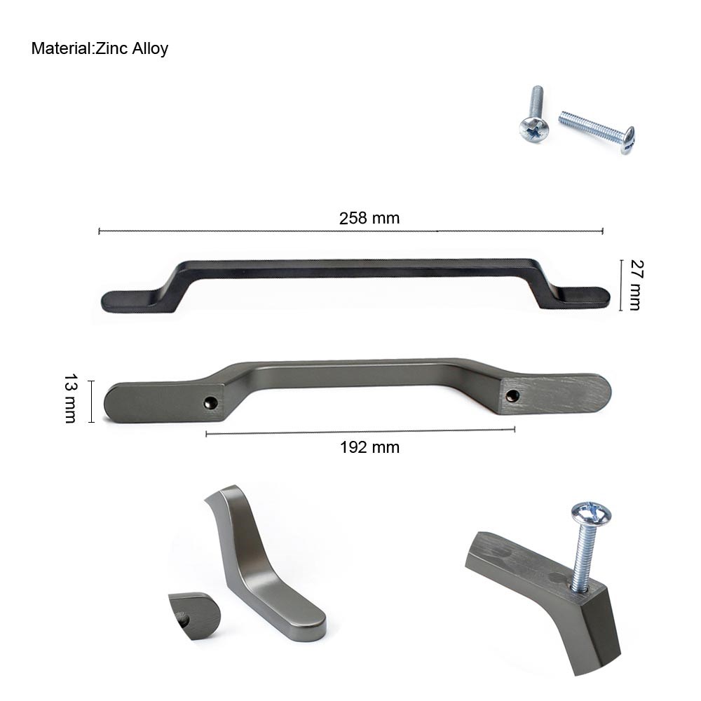 7.5 Inch Hole Centers Kitchen Cupboard Furniture Cabinet Hardware Handle Pull