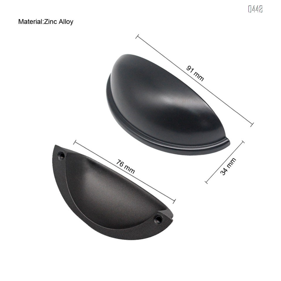 Drawer Pulls Flat Black Cabinet Cup Pulls Kitchen Hardware Cabinet Handles Drawer Handles Knobs 3 inch Hole Center