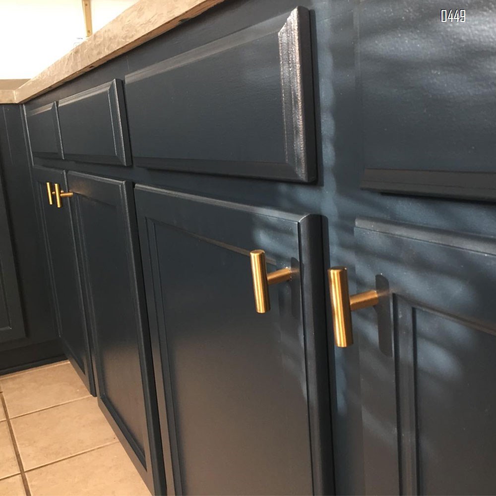 Black And Gold Cabinet Knobs Drawer Knobs Door Cupboards Drawers Bedroom Furniture Handles 50mm Long Single Hole Knobs