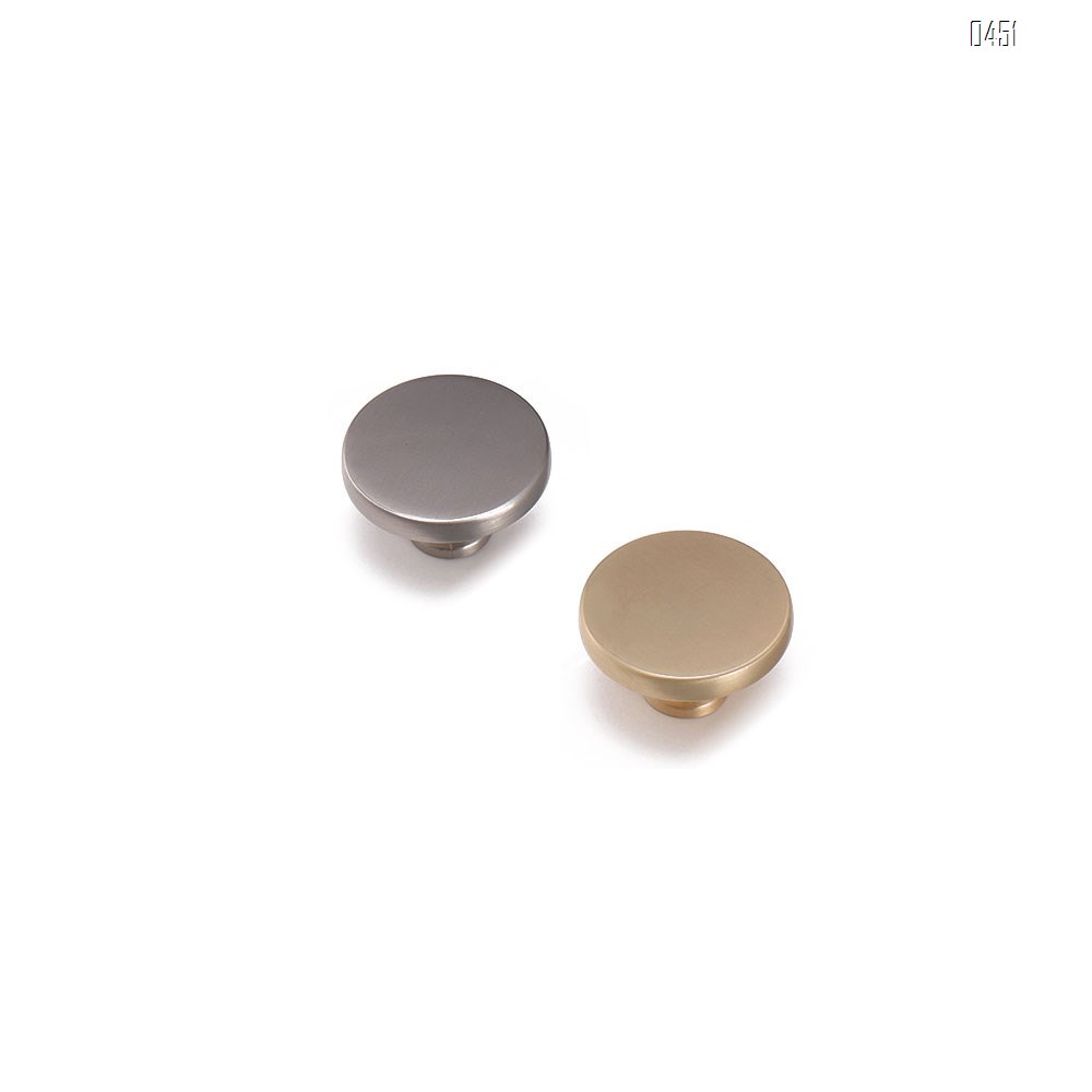 Solid Round Kitchen Cabinet Knobs Pulls (1-1/4 inch Diameter) - Dresser Drawer/Door Hardware