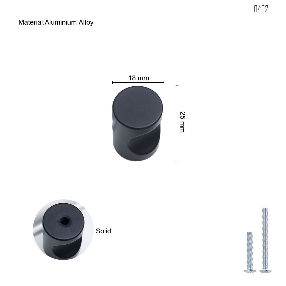 Whistle Cabinet Knob, 0.70-inch Diameter, Aluminium Alloy