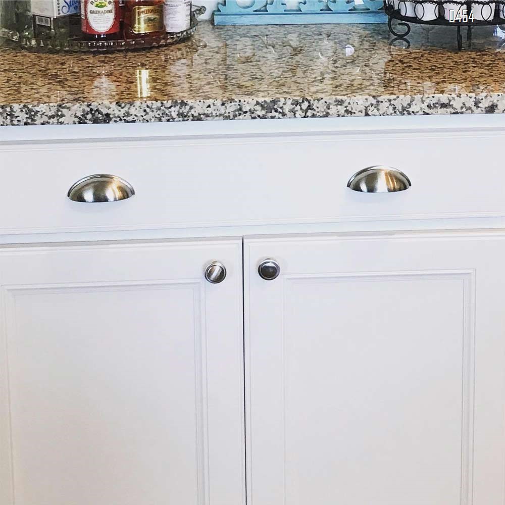 Zinc Alloy Kitchen Cabinet Knobs - 1 1/5 Inch Round Drawer Handles - Kitchen Cabinet Hardware