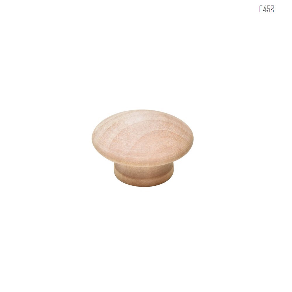 Round Wood Drawer Knob 1-1/2 inch, Cabinet Pulls Handles Hardware for Drawer Wardrobe Dresser