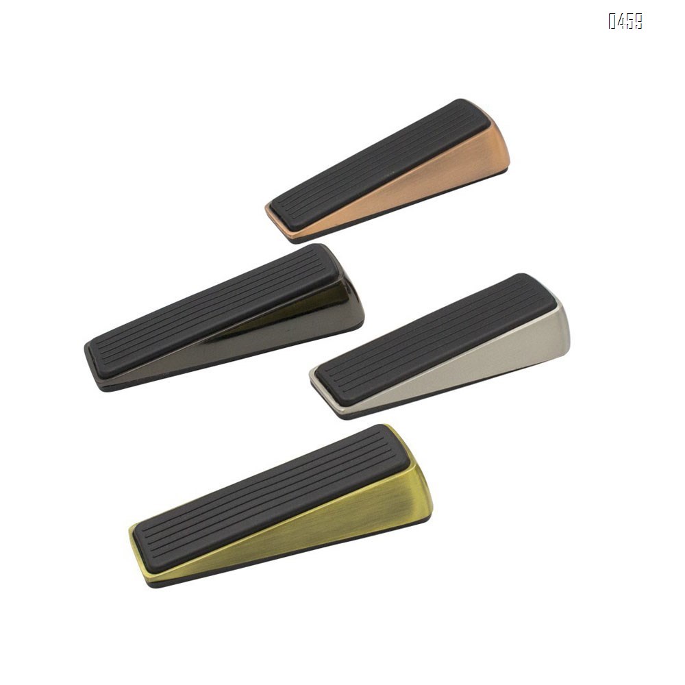 Doorstop / Door Buffers Made of Stainless Steel and Rubber, Non-Slip, Robust Door Wedge