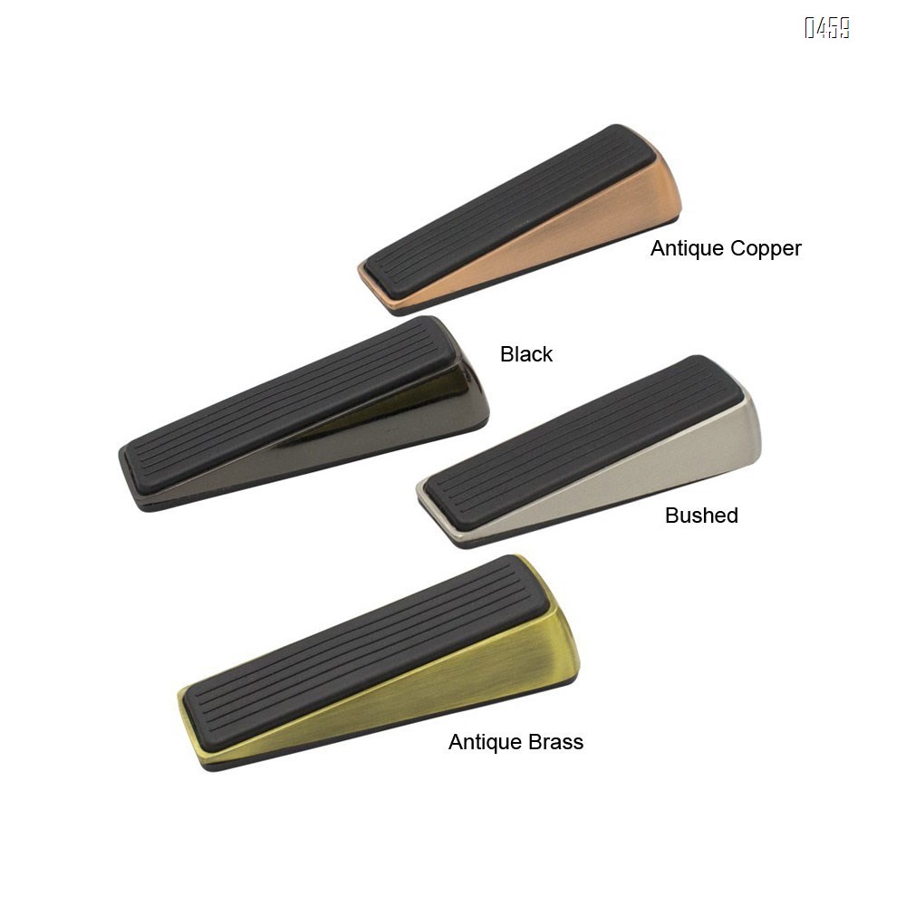 Doorstop / Door Buffers Made of Stainless Steel and Rubber, Non-Slip, Robust Door Wedge