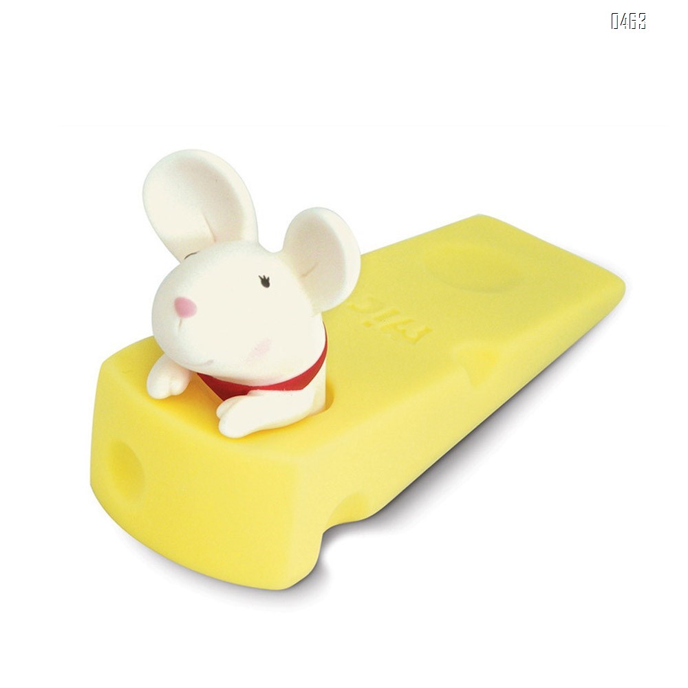 Cute Mouse Stopper, Gray Mouse Door Stop Decorative Animal Doorstop Door Wedge
