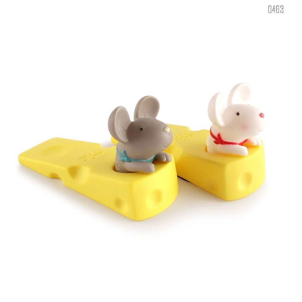 Cute Mouse Stopper, Gray Mouse Door Stop Decorative Animal Doorstop Door Wedge