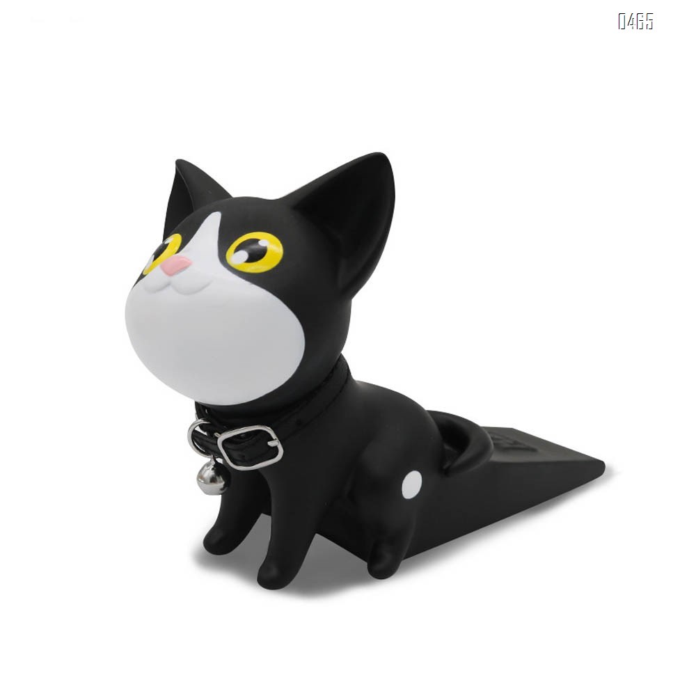 Animal door stop cute kitten decorative door stop hole free anti-collision door stop child anti pinch hand door stop