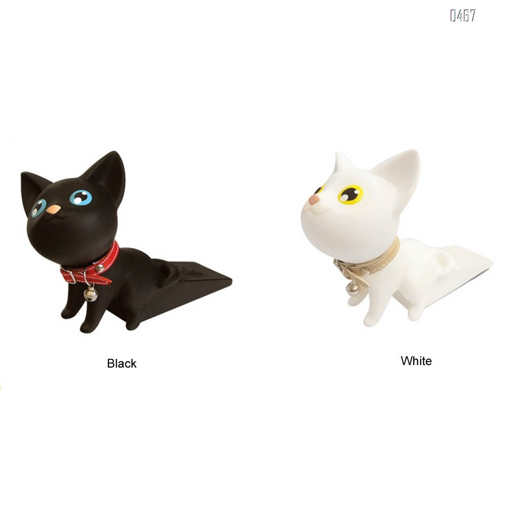 Animal door stop cute kitten decorative door stop hole free anti-collision door stop child anti pinch hand door stop