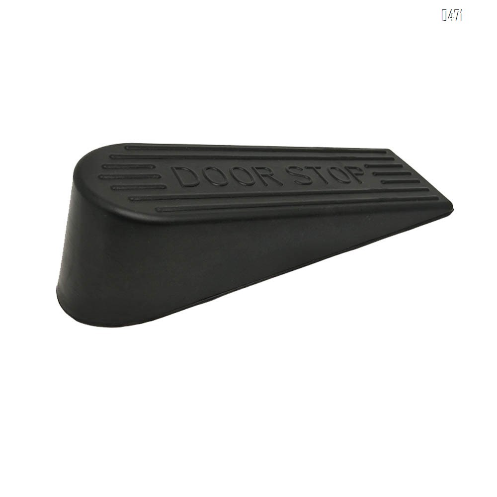 Classic rubber door stop - strong and durable child safety door stop wedge