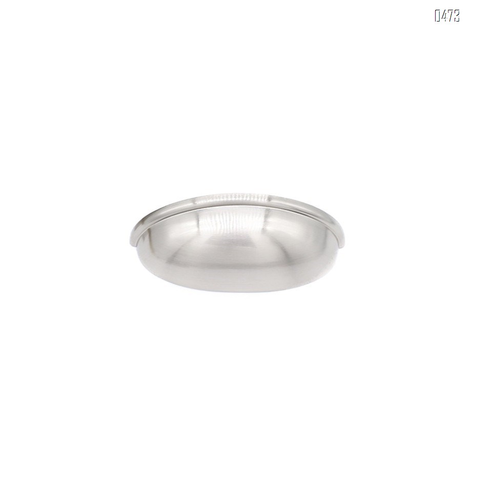 Kitchen Cabinet Cup Pulls, Brushed Nickel Bin Cup Handles 3 Inch 76mm Zinc Alloy Kitchen Cabinet Hardware Cup Pull