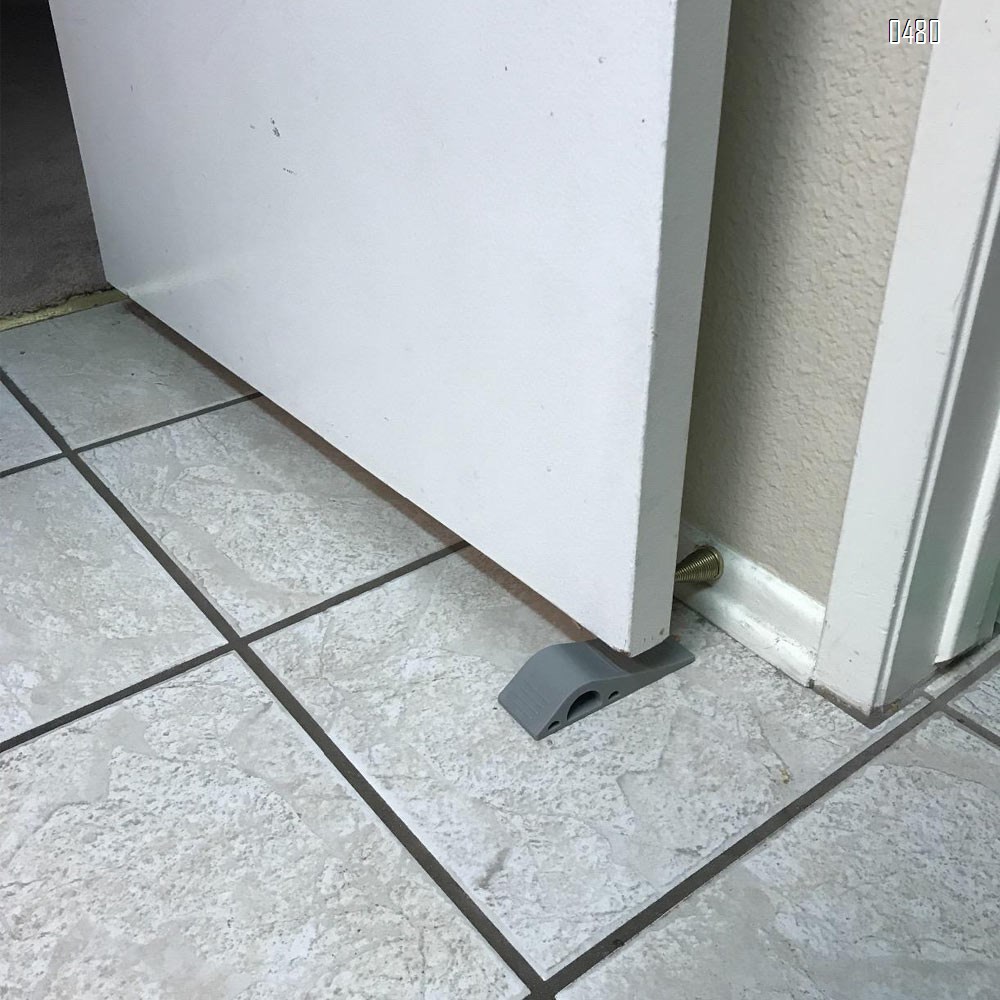 Door Stopper Rubber Door Stop Wedge Security Door Stops With Door Holder Rubber Door Stoppers Works On All Floor Types and Carpet Heavy Duty Door Jam