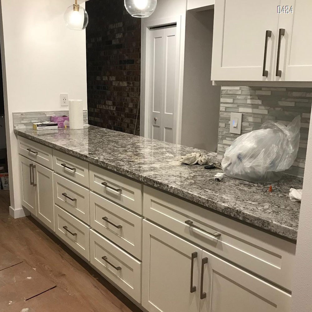 Brushed Nickel Cabinet Handles, 5.1 Inches Total Length, 3.75 Inch Screw Spacing, Nickel Drawer Pulls, Modern Cabinet Hardware, Nickel Cabinet Pulls