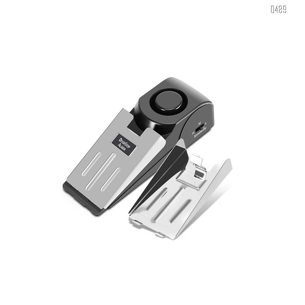 Upgraded Door Stop Alarm -Great for Traveling Security Door Stopper Doorstop Safety Tools for Home