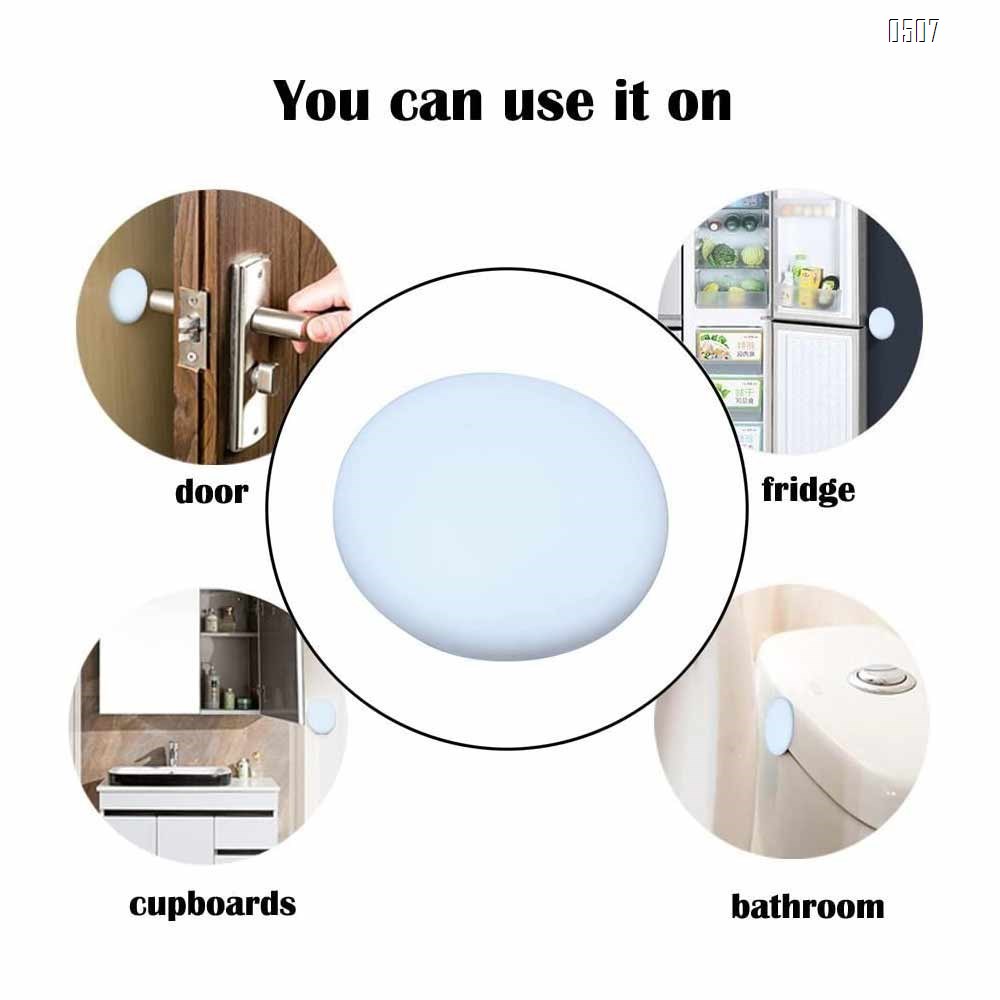 Door Stopper, Silicone Wall Protectors Self Adhesive Door Handle Knob Bumper Guard Stopper Rubber Door Stops