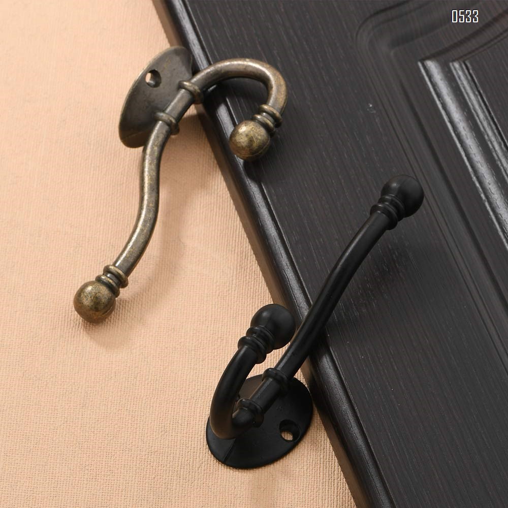 Pack Heavy Duty Decorative Dual Coat Hook - Great for Wall Mounted Hook Rack, Coat Hanger
