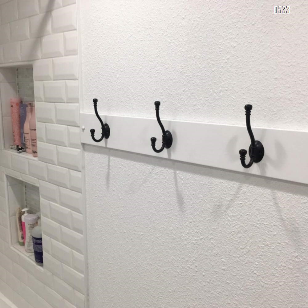 Pack Heavy Duty Decorative Dual Coat Hook - Great for Wall Mounted Hook Rack, Coat Hanger