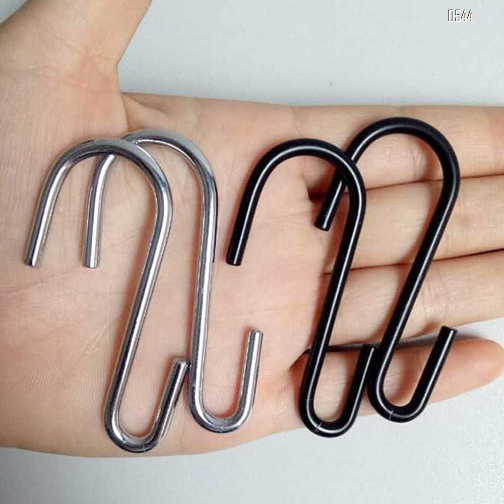 Heavy Duty S Hooks Pan Pot Holder Rack Hooks Hanging Hangers S Shaped Hooks for Kitchenware Pots Utensils Clothes Bags Towels Plants