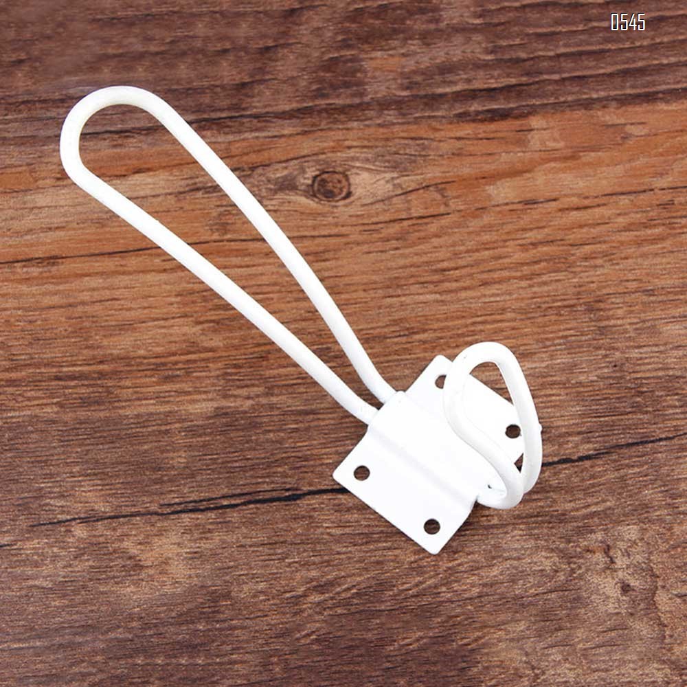 Rustic Entryway Hooks Wall Mounted Vintage Double Coat Hangers with Large Metal Screws Included