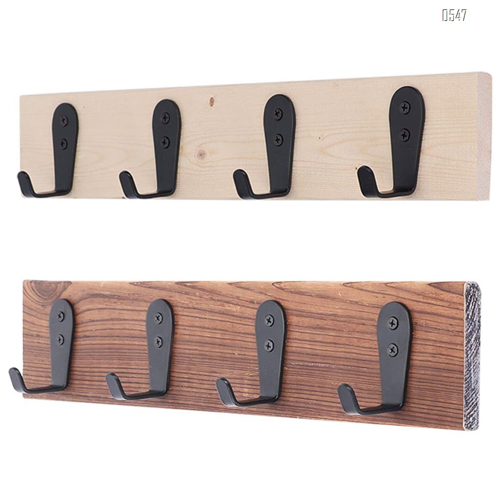 Wall Hooks ,Coat Hooks, Stainless Steel Hook, Garage, Luggage Key Hook, Bathroom Kitchen Dining Room,Heavy Duty, Indoor and Outdoor Hooks (Black)