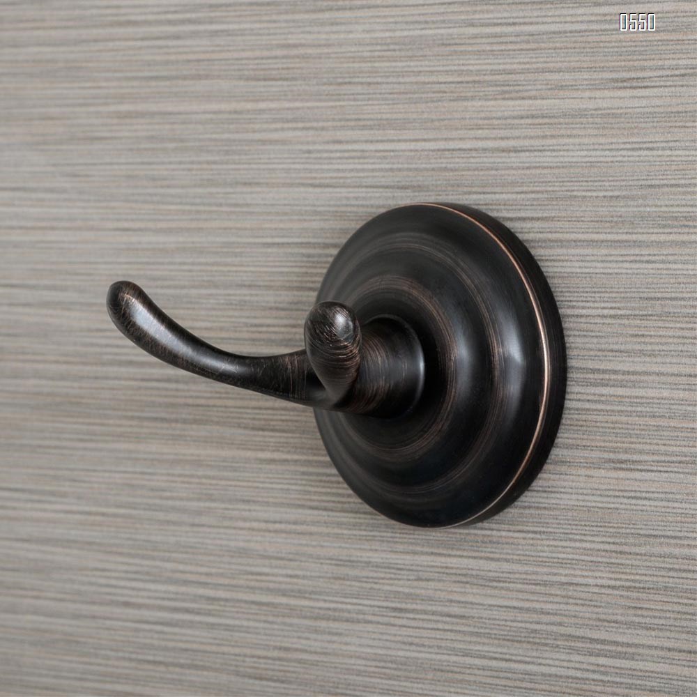 European Vintage BronzeTraditional Bathroom Towel and Robe Hook
