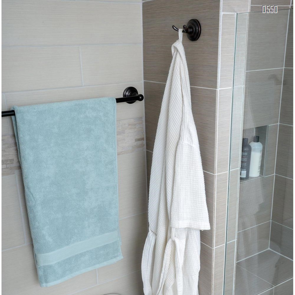 European Vintage BronzeTraditional Bathroom Towel and Robe Hook