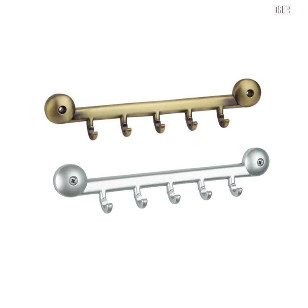 5-hook storage rack-wall-mounted storage boxes for entrances, corridors, kitchens, offices-can accommodate cars, door keys, wall-mounted car key racks
