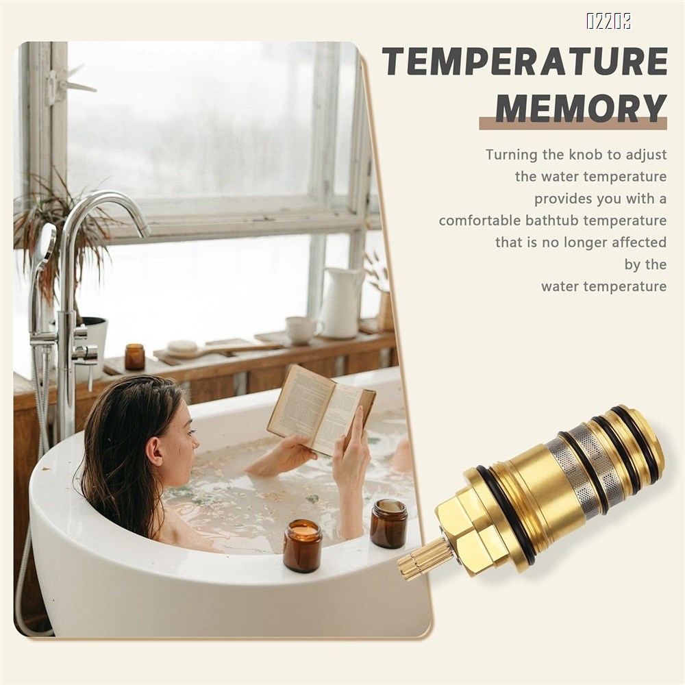 94282000 Thermostatic Cartridge Brass Version – 3/4