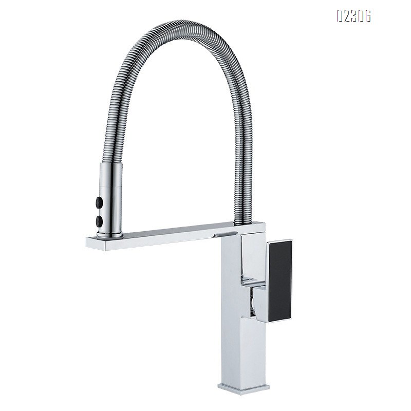 Kitchen Sink Faucet Multi-Functional Brass Anti-Splash Cold and Hot Spring Kitchen Faucet Tap