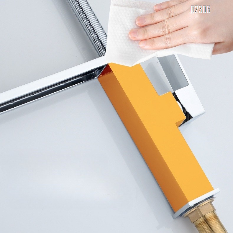 Kitchen Sink Faucet Multi-Functional Brass Anti-Splash Cold and Hot Spring Kitchen Faucet Tap