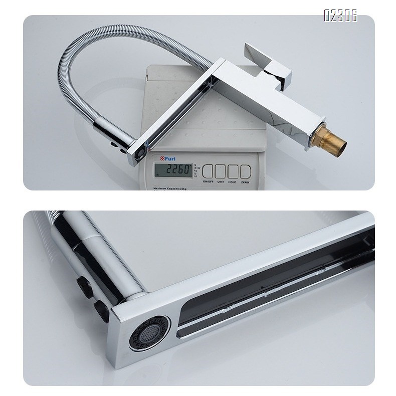 Kitchen Sink Faucet Multi-Functional Brass Anti-Splash Cold and Hot Spring Kitchen Faucet Tap