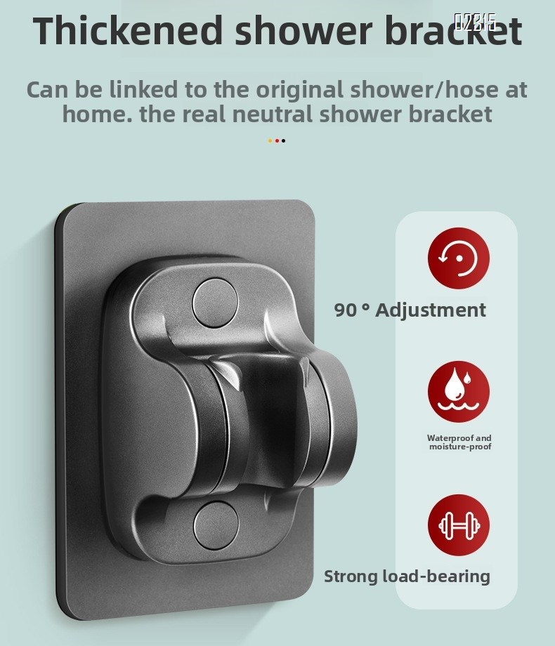 High Pressure Shower Head Set with Bracket Dual Function Rain Shower Head & Handheld Shower Head 2 in 1 for Bathroom