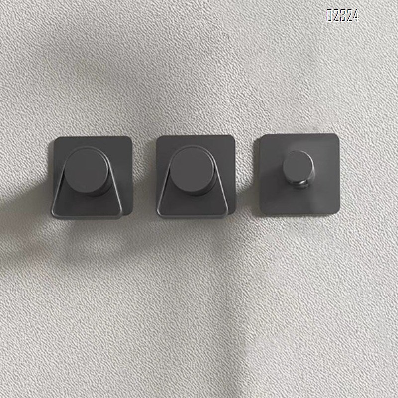 Brass Home Use Simple Minimalist Hotel Style Hot and Cold Water Concealed Embedded Shower Head Set