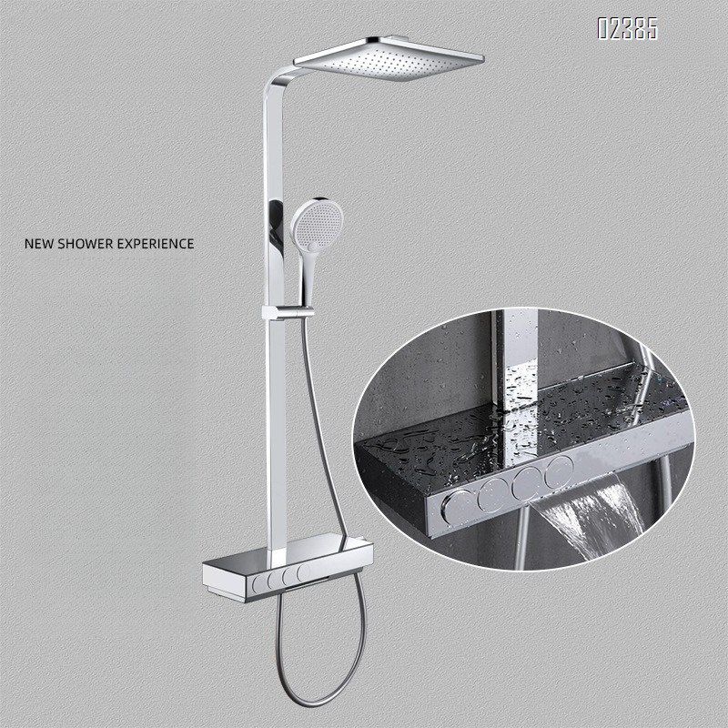 2025 New Ultra-Thin Magnetic Four-Function Shower Head Set All-Brass Multi-Functional Handheld Household Tap