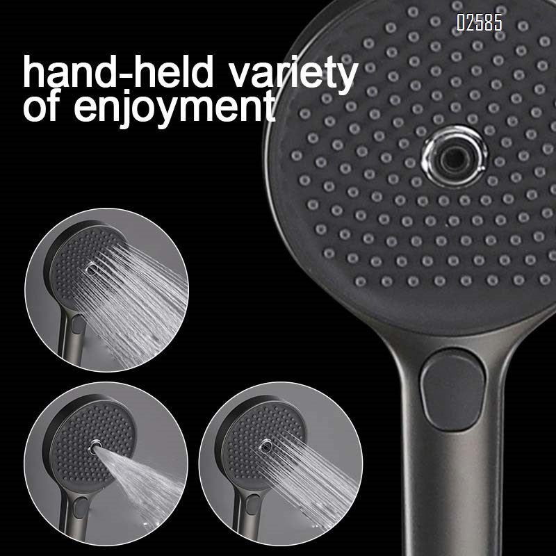 Modern all-Brass wall-mounted shower set home bathroom shower temperature control embedded rain shower bathing pressure shower head