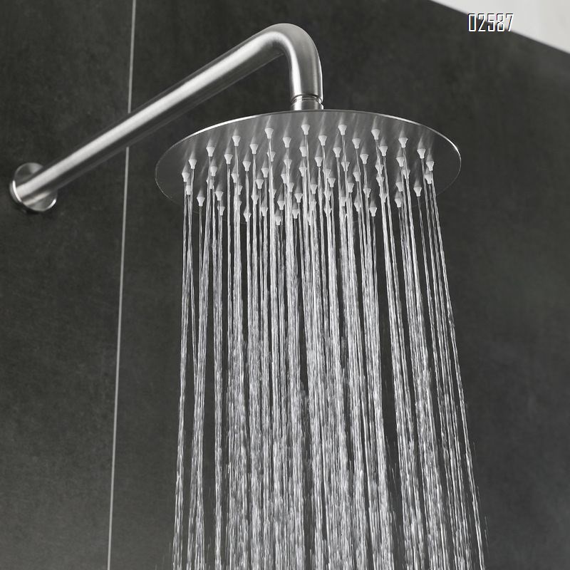 Wall-mounted hidden shower head full Brass embedded in the wall for home and hotel use bathroom shower room pressure increasing shower set