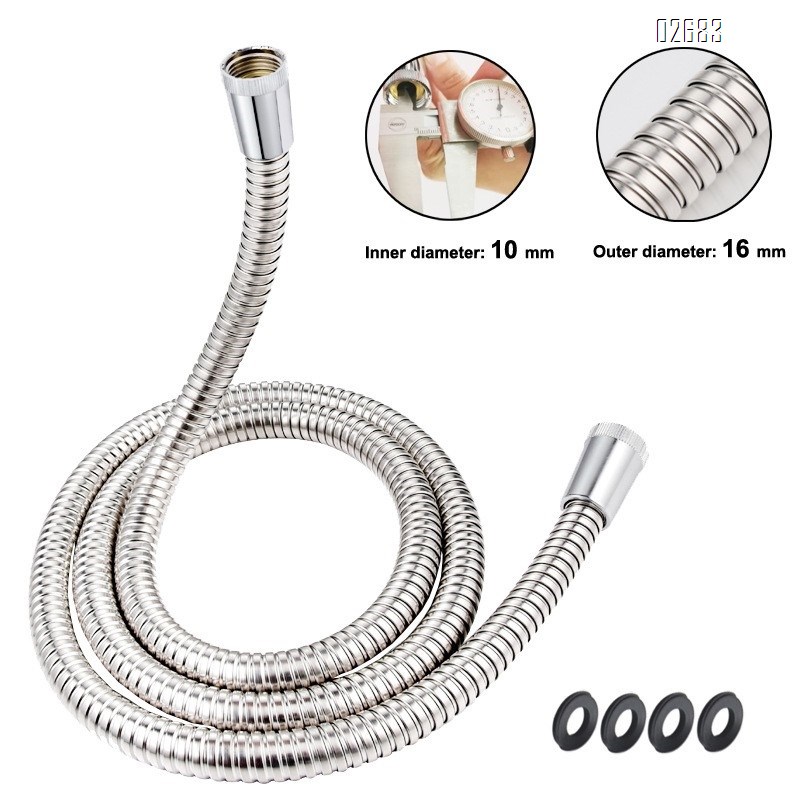 Shower Head Set 7 Functions High Pressure with Handheld Non-Clogging Nozzles  Hand Held Shower Head Leakproof Hose and Bracket