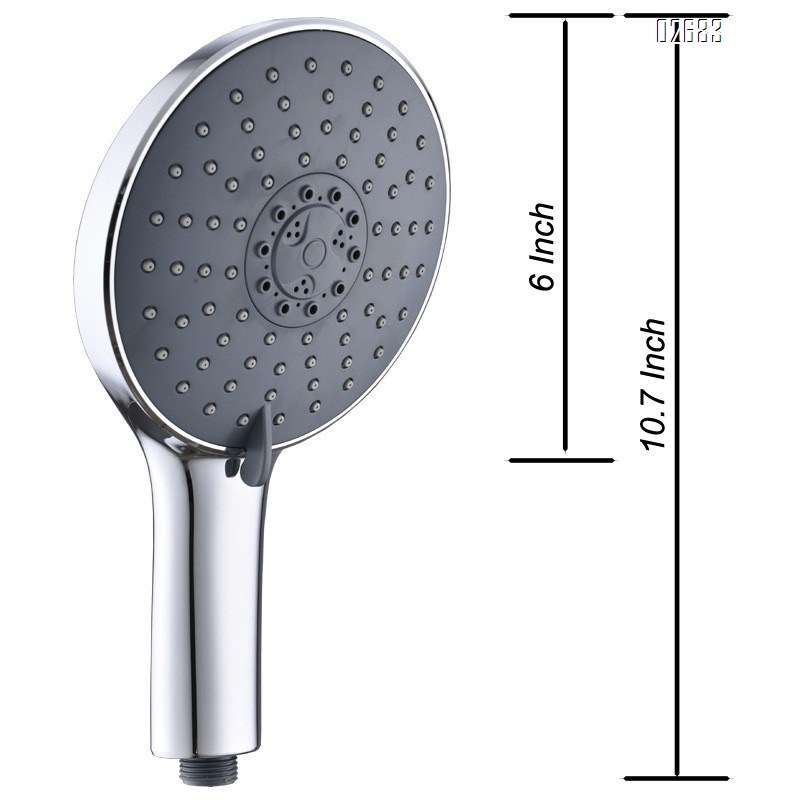 Shower Head Set 7 Functions High Pressure with Handheld Non-Clogging Nozzles  Hand Held Shower Head Leakproof Hose and Bracket
