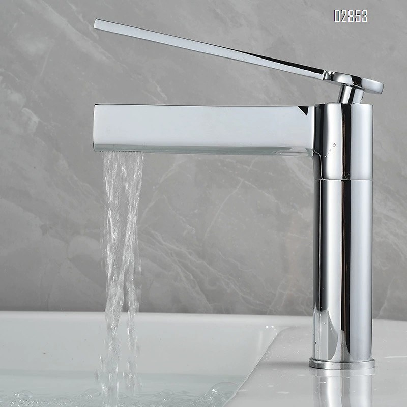 Modern Brass pull-down kitchen Faucet Cold and hot water  water purifier pull-out faucet Chrome Finished