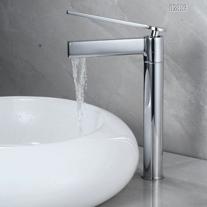 Modern Brass pull-down kitchen Faucet Cold and hot water  water purifier pull-out faucet Chrome Finished