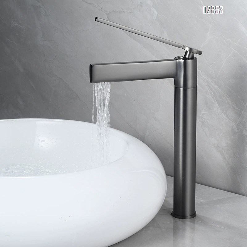 Modern Brass pull-down kitchen Faucet Cold and hot water  water purifier pull-out faucet Chrome Finished