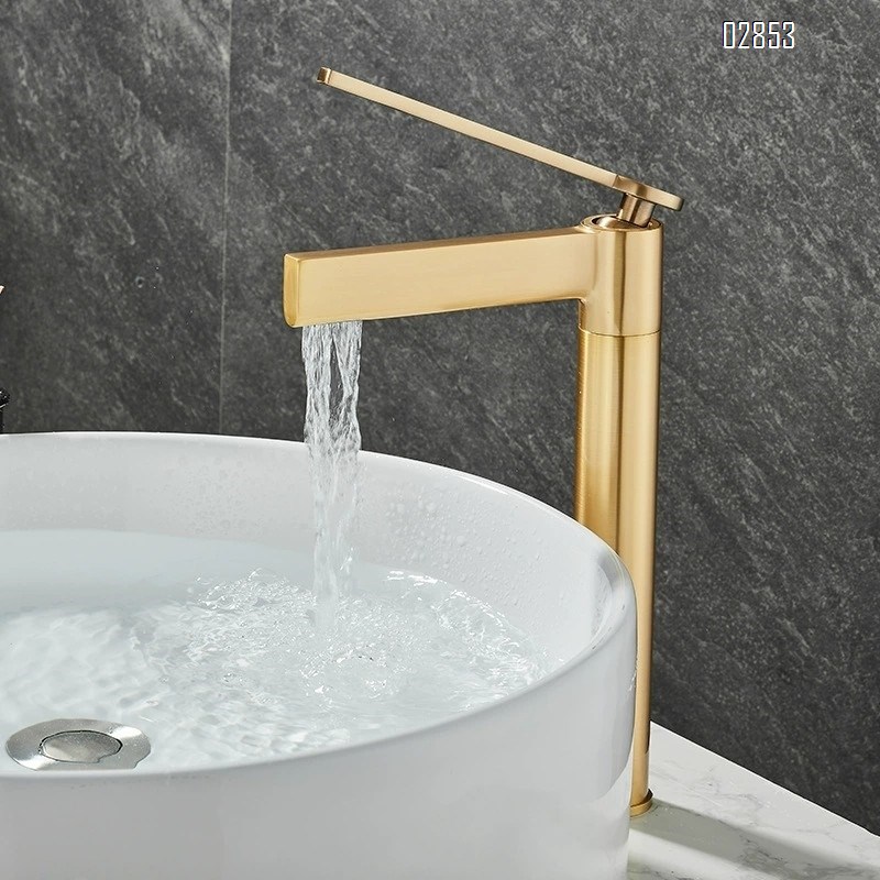 Modern Brass pull-down kitchen Faucet Cold and hot water  water purifier pull-out faucet Chrome Finished