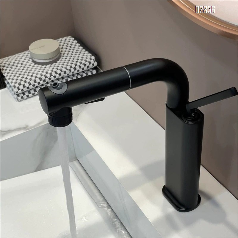 German green and white wash basin up and down faucet pull-out cold and hot wash basi bathroom
