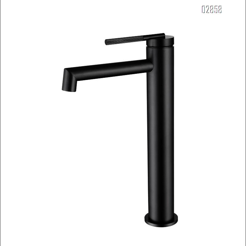 Italian vintage creative cold and hot water faucet all Brass single  hole art golden wash basin under the wash basin Tap
