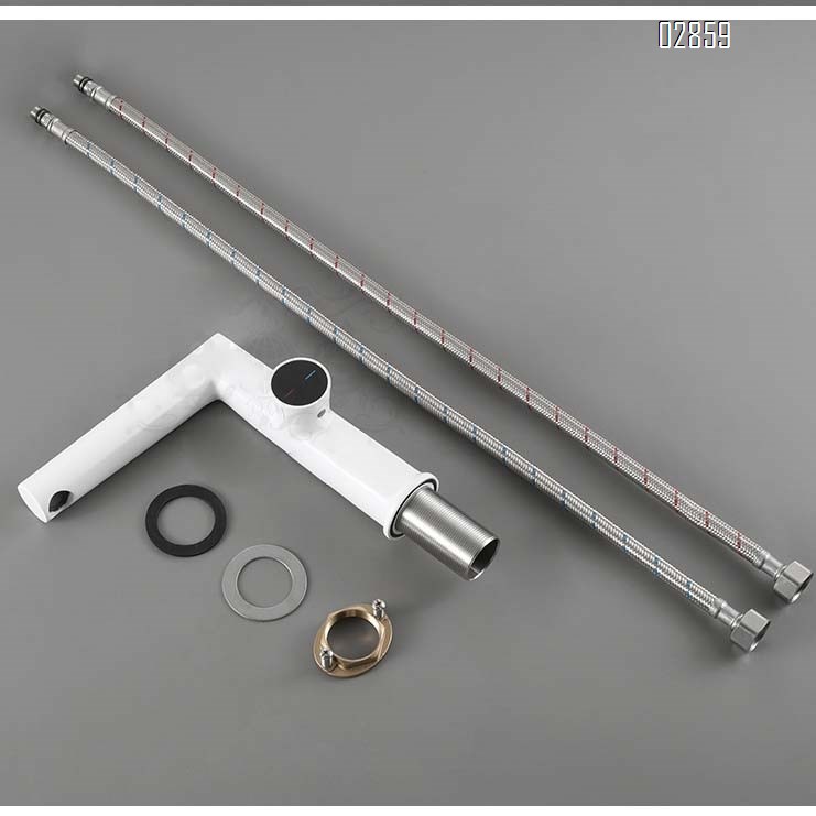 Rotation Switch Cold and hot water Basin faucet all copper pure all brass wash basin faucet Chrome Finished
