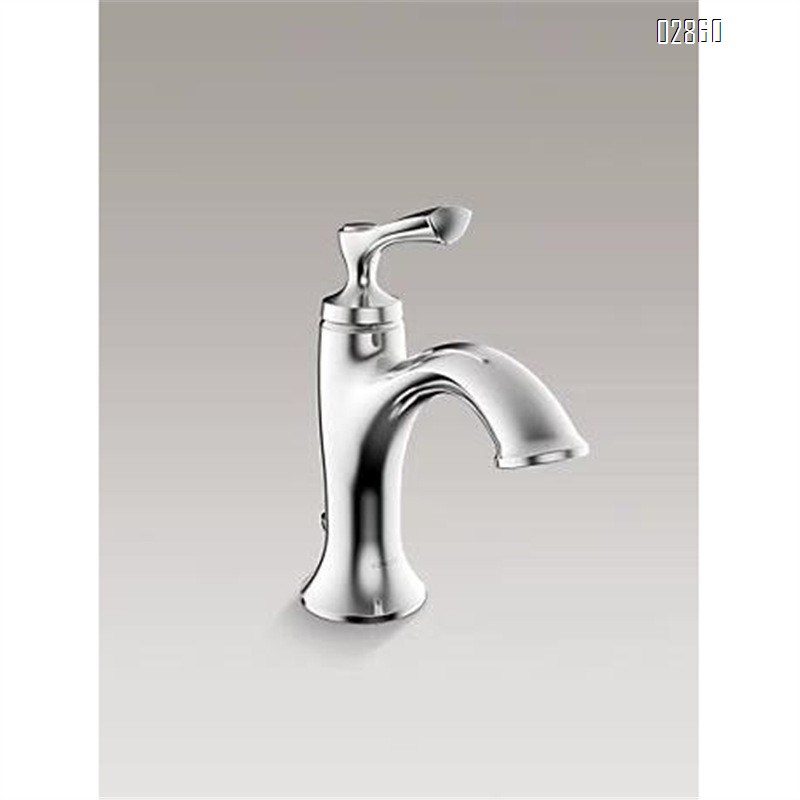 All brass Cold and hot water Basin faucet Single Hole pure all brass wash basin faucet Chrome Finished